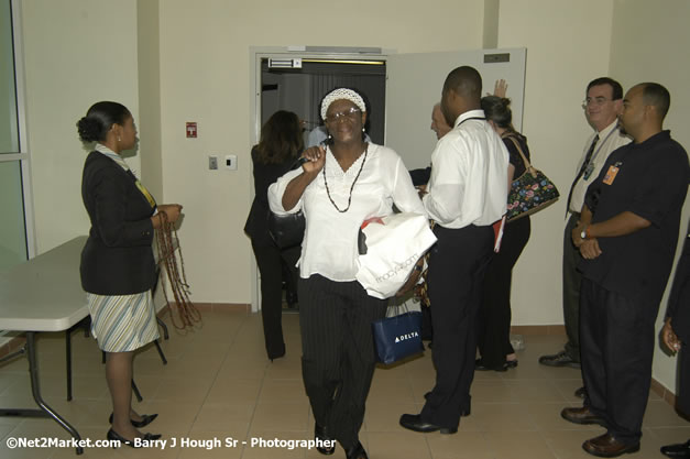 Delta Air Lines Inaugural Flight From New York's JFK Airport to Sangster International Airport, Montego Bay, Jamaica - June 9, 2007 - Sangster International Airport - Montego Bay, St James, Jamaica W.I. - MBJ Limited - Transforming Sangster International Airport into a world class facility - Photographs by Net2Market.com - Negril Travel Guide, Negril Jamaica WI - http://www.negriltravelguide.com - info@negriltravelguide.com...!