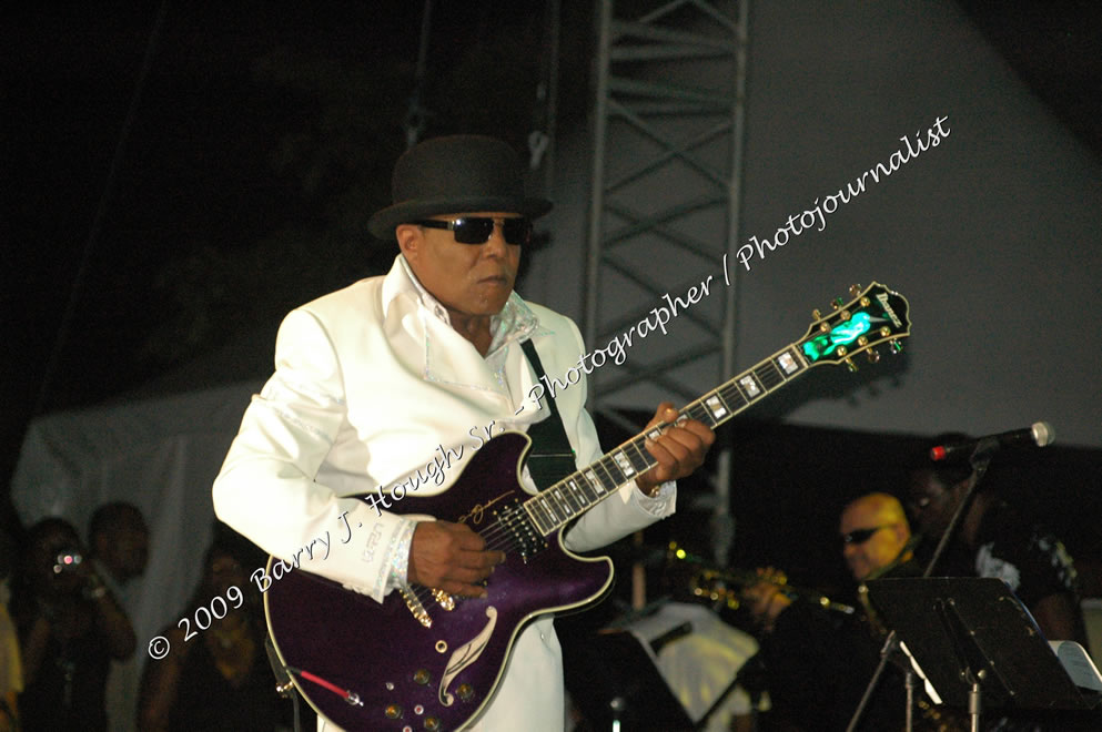 Tito Jackson @ Reggae Sumfest 2009 - International Night 2 - Tito Jackson, brother of the late King of Pop Michael Jackson performed live at Reggae Sumfest 2009. Reggae Sumfest 2009,Catherine Hall, Montego Bay, St. James, Jamaica W.I. - Saturday, July 25, 2009 - Reggae Sumfest 2009, July 19 - 25, 2009 - Photographs by Net2Market.com - Barry J. Hough Sr. Photojournalist/Photograper - Photographs taken with a Nikon D70, D100, or D300 - Negril Travel Guide, Negril Jamaica WI - http://www.negriltravelguide.com - info@negriltravelguide.com...!