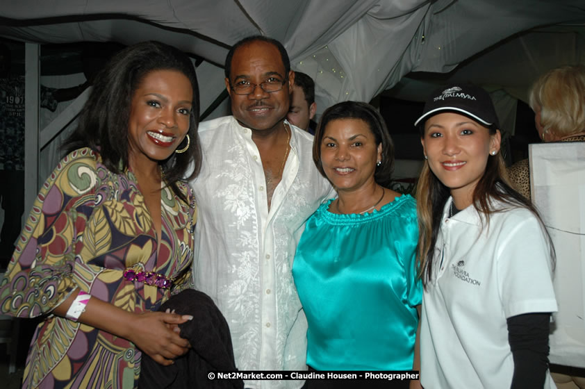 The Hon. Orette Bruce Goldwin, M.P., Prime Minister of Jamaica, Minister of Tourism, Hon. Edmund Bartlett, and Director of Tourism, Basil Smith at the Air Jamaica Jazz and Blues Festival 2008 The Art of Music - Ridday, January 25, 2008 - Air Jamaica Jazz & Blues 2008 The Art of Music venue at the Aqaueduct on Rose Hall Resort & Counrty Club, Montego Bay, St. James, Jamaica W.I. - Thursday, January 24 - Saturday, January 26, 2008 - Photographs by Net2Market.com - Claudine Housen & Barry J. Hough Sr, Photographers - Negril Travel Guide, Negril Jamaica WI - http://www.negriltravelguide.com - info@negriltravelguide.com...!