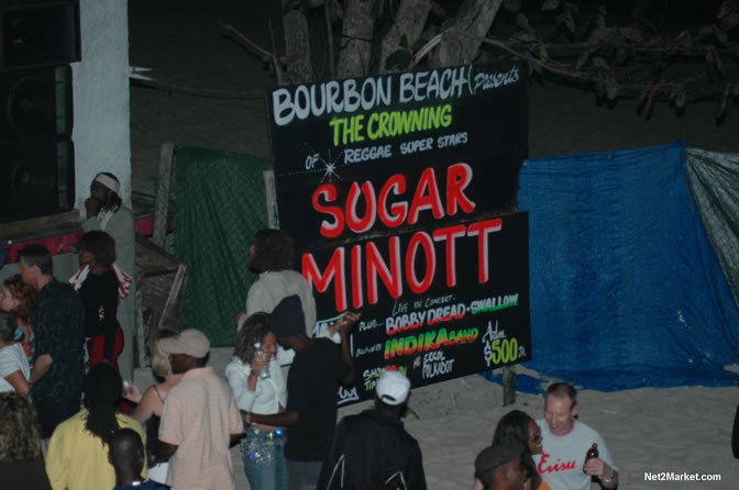 Live in Concert - Sugar Minott - Bobby Dread - Swallow - backed by the Indika Band - Boubon Beach Restaurant, Beach Bar & Oceanfront Accommodations - Negril Travel Guide, Negril Jamaica WI - http://www.negriltravelguide.com - info@negriltravelguide.com...!