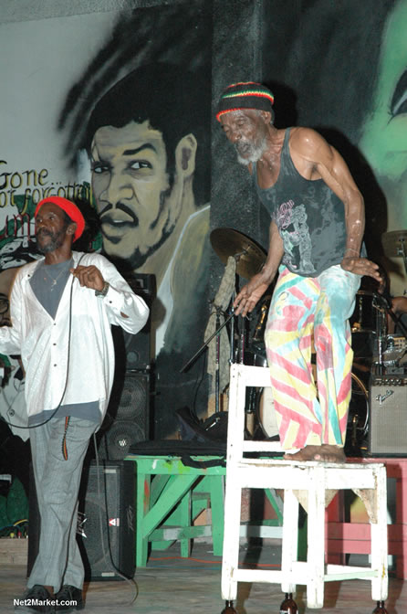 Reggae Superstar - Bush Man @ Bourbon Beach with Boddy Dread & Singing Honour - Presented by Our Music Promotions - Omar & Ama-Donna - Saturday, May 14, 2005 - Negril Travel Guide, Negril Jamaica WI - http://www.negriltravelguide.com - info@negriltravelguide.com...!