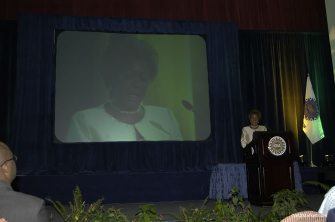 Caribbean MarketPlace 2005 by the Caribbean Hotel Association - Opening Ceremony - Half Moon Conference Center, Montego Bay - Negril Travel Guide, Negril Jamaica WI - http://www.negriltravelguide.com - info@negriltravelguide.com...!