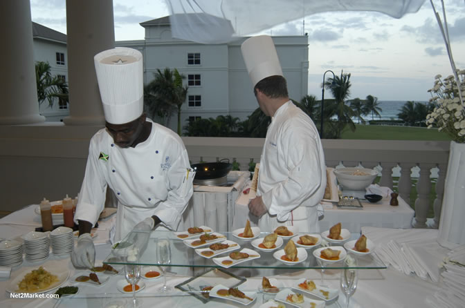 The Ritz Carlton Caribbean Cocktail Reception, Montego Bay - Caribbean MarketPlace 2005 by the Caribbean Hotel Association - Negril Travel Guide, Negril Jamaica WI - http://www.negriltravelguide.com - info@negriltravelguide.com...!