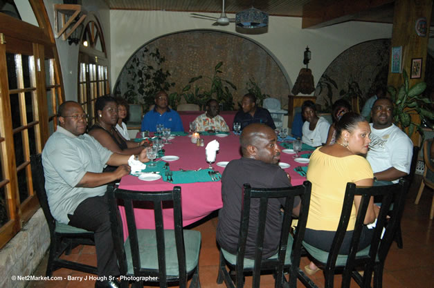 Dinner at the Charella Inn - Caribbean Medical Mission, Thursday, October 19, 2006 - Negril Travel Guide, Negril Jamaica WI - http://www.negriltravelguide.com - info@negriltravelguide.com...!