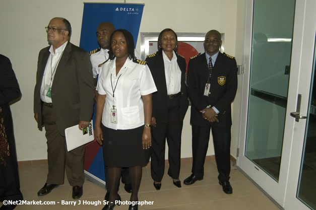 Delta Air Lines Inaugural Flight From New York's JFK Airport to Sangster International Airport, Montego Bay, Jamaica - June 9, 2007 - Sangster International Airport - Montego Bay, St James, Jamaica W.I. - MBJ Limited - Transforming Sangster International Airport into a world class facility - Photographs by Net2Market.com - Negril Travel Guide, Negril Jamaica WI - http://www.negriltravelguide.com - info@negriltravelguide.com...!