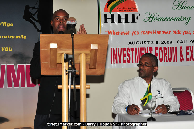 Investment & Business Forum - Brand Jamaica @ Grand Palladium Resort & Spa [Fiesta] - Thursday, August 7, 2008 - Hanover Homecoming Foundation LTD Jamaica - Wherever you roam ... Hanover bids you ... come HOME - Sunday, August 3 to Saturday, August 9, 2008 - Hanover Jamaica - Photographs by Net2Market.com - Barry J. Hough Sr. Photojournalist/Photograper - Photographs taken with a Nikon D300 - Negril Travel Guide, Negril Jamaica WI - http://www.negriltravelguide.com - info@negriltravelguide.com...!