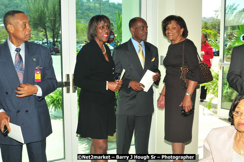 The Unveiling Of The Commemorative Plaque By The Honourable Prime Minister, Orette Bruce Golding, MP, And Their Majesties, King Juan Carlos I And Queen Sofia Of Spain - On Wednesday, February 18, 2009, Marking The Completion Of The Expansion Of Sangster International Airport, Venue at Sangster International Airport, Montego Bay, St James, Jamaica - Wednesday, February 18, 2009 - Photographs by Net2Market.com - Barry J. Hough Sr, Photographer/Photojournalist - Negril Travel Guide, Negril Jamaica WI - http://www.negriltravelguide.com - info@negriltravelguide.com...!