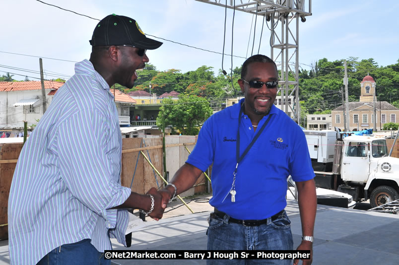 Lucea Cross the Harbour @ Lucea Car Park - All Day Event - Cross the Harbour Swim, Boat Rides, and Entertainment for the Family - Concert Featuring: Bushman, George Nooksl, Little Hero, Bushi One String, Dog Rice and many local Artists - Friday, August 1, 2008 - Lucea, Hanover Jamaica - Photographs by Net2Market.com - Barry J. Hough Sr. Photojournalist/Photograper - Photographs taken with a Nikon D300 - Negril Travel Guide, Negril Jamaica WI - http://www.negriltravelguide.com - info@negriltravelguide.com...!