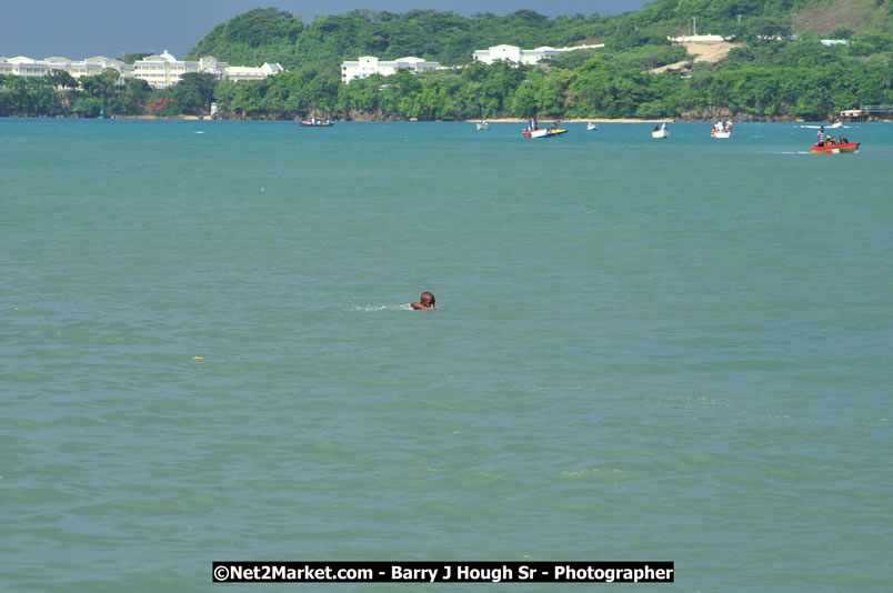 Lucea Cross the Harbour @ Lucea Car Park - All Day Event - Cross the Harbour Swim, Boat Rides, and Entertainment for the Family - Concert Featuring: Bushman, George Nooksl, Little Hero, Bushi One String, Dog Rice and many local Artists - Friday, August 1, 2008 - Lucea, Hanover Jamaica - Photographs by Net2Market.com - Barry J. Hough Sr. Photojournalist/Photograper - Photographs taken with a Nikon D300 - Negril Travel Guide, Negril Jamaica WI - http://www.negriltravelguide.com - info@negriltravelguide.com...!