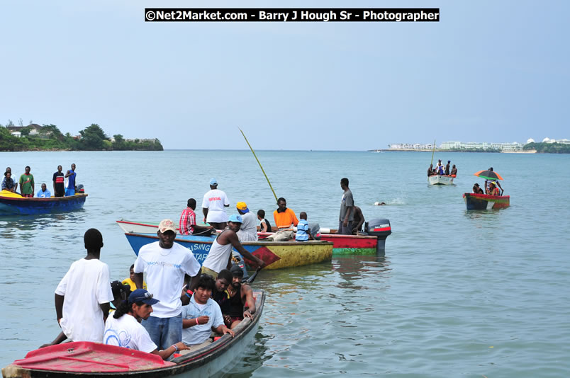 Lucea Cross the Harbour @ Lucea Car Park - All Day Event - Cross the Harbour Swim, Boat Rides, and Entertainment for the Family - Concert Featuring: Bushman, George Nooksl, Little Hero, Bushi One String, Dog Rice and many local Artists - Friday, August 1, 2008 - Lucea, Hanover Jamaica - Photographs by Net2Market.com - Barry J. Hough Sr. Photojournalist/Photograper - Photographs taken with a Nikon D300 - Negril Travel Guide, Negril Jamaica WI - http://www.negriltravelguide.com - info@negriltravelguide.com...!