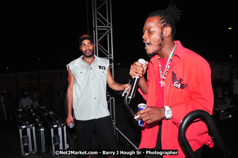 Lucea Cross the Harbour @ Lucea Car Park - All Day Event - Cross the Harbour Swim, Boat Rides, and Entertainment for the Family - Concert Featuring: Bushman, George Nooksl, Little Hero, Bushi One String, Dog Rice and many local Artists - Friday, August 1, 2008 - Lucea, Hanover Jamaica - Photographs by Net2Market.com - Barry J. Hough Sr. Photojournalist/Photograper - Photographs taken with a Nikon D300 - Negril Travel Guide, Negril Jamaica WI - http://www.negriltravelguide.com - info@negriltravelguide.com...!