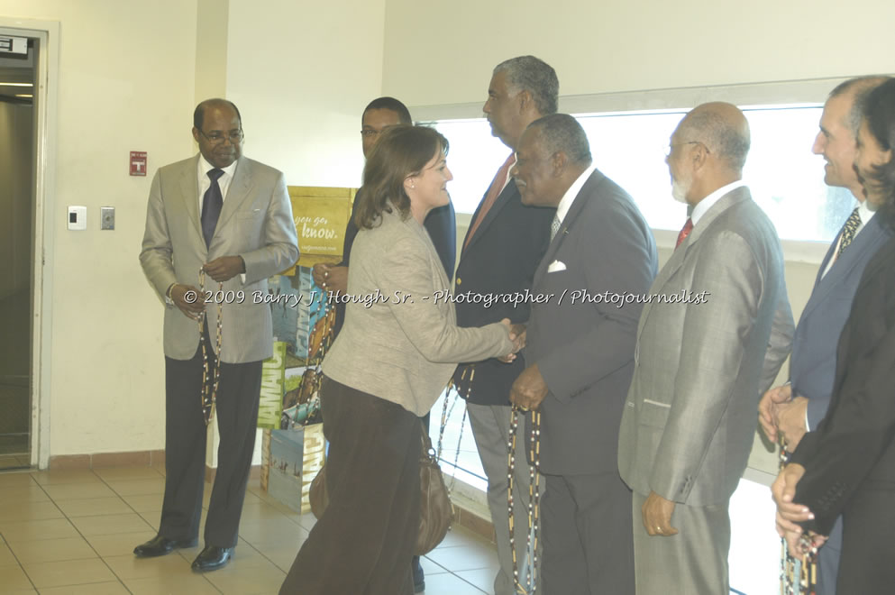  British Airways Inaugurates New Scheduled Service from London Gatwick Airport to Sangster International Airport, Montego Bay, Jamaica, Thursday, October 29, 2009 - Photographs by Barry J. Hough Sr. Photojournalist/Photograper - Photographs taken with a Nikon D70, D100, or D300 - Negril Travel Guide, Negril Jamaica WI - http://www.negriltravelguide.com - info@negriltravelguide.com...!