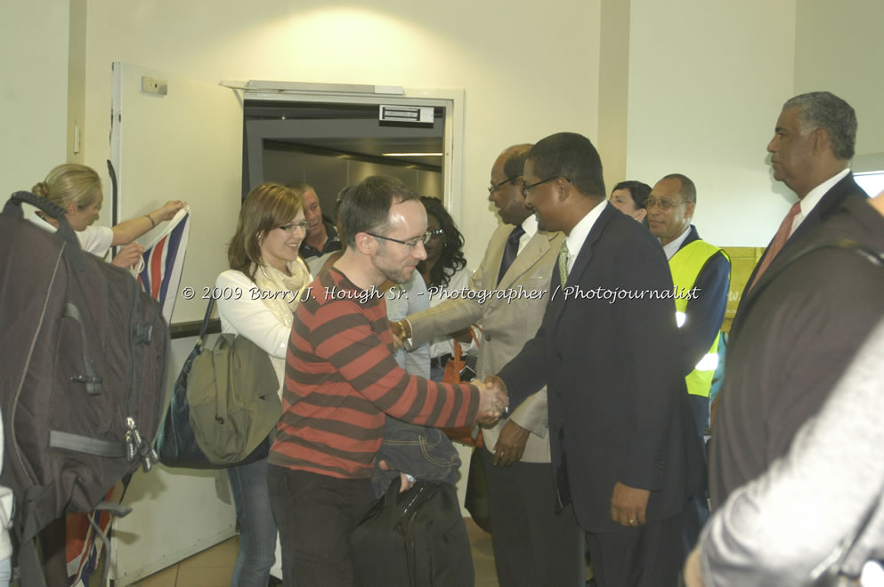  British Airways Inaugurates New Scheduled Service from London Gatwick Airport to Sangster International Airport, Montego Bay, Jamaica, Thursday, October 29, 2009 - Photographs by Barry J. Hough Sr. Photojournalist/Photograper - Photographs taken with a Nikon D70, D100, or D300 - Negril Travel Guide, Negril Jamaica WI - http://www.negriltravelguide.com - info@negriltravelguide.com...!