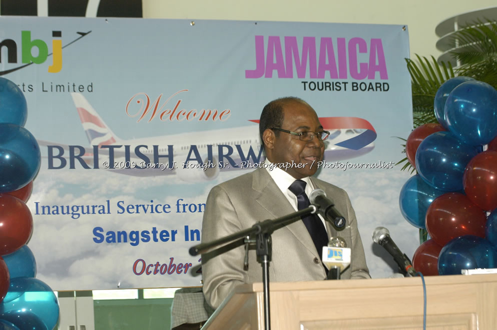  British Airways Inaugurates New Scheduled Service from London Gatwick Airport to Sangster International Airport, Montego Bay, Jamaica, Thursday, October 29, 2009 - Photographs by Barry J. Hough Sr. Photojournalist/Photograper - Photographs taken with a Nikon D70, D100, or D300 - Negril Travel Guide, Negril Jamaica WI - http://www.negriltravelguide.com - info@negriltravelguide.com...!