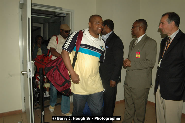 JetBue Airways' Inaugural Air Service between Sangster International Airport, Montego Bay and John F. Kennedy Airport, New York at MBJ Airports Sangster International Airport, Montego Bay, St. James, Jamaica - Thursday, May 21, 2009 - Photographs by Net2Market.com - Barry J. Hough Sr, Photographer/Photojournalist - Negril Travel Guide, Negril Jamaica WI - http://www.negriltravelguide.com - info@negriltravelguide.com...!