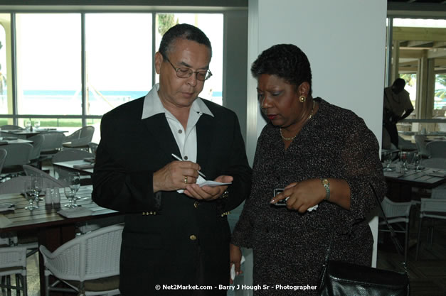 Minister of Toursim Luncheon - Minister of Tourism, Hon. Edmund Bartlett - Director of Tourism, Basil Smith - Saturday, December 15, 2007 - Rose Hall Resort and Country Club, Rose Hall, Montego Bay, Jamaica W.I. - Photographs by Net2Market.com - Barry J. Hough Sr, Photographer - Negril Travel Guide, Negril Jamaica WI - http://www.negriltravelguide.com - info@negriltravelguide.com...!