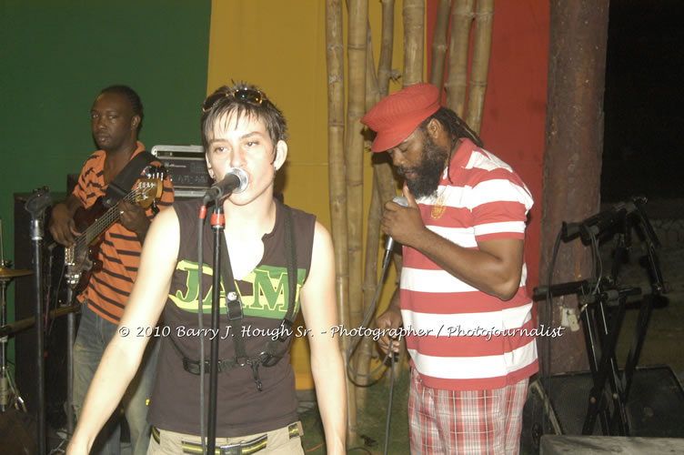 Mystic Bowie Ablum Launch featuring Mystic Bowie and Friends - November 10, 2009 @ Negril Escape Resort and Spa, Tuesday, February 3, 2009 - One Love Drive, West End, Negril, Westmoreland, Jamaica W.I. - Photographs by Net2Market.com - Barry J. Hough Sr, Photographer/Photojournalist - The Negril Travel Guide - Negril's and Jamaica's Number One Concert Photography Web Site with over 40,000 Jamaican Concert photographs Published -  Negril Travel Guide, Negril Jamaica WI - http://www.negriltravelguide.com - info@negriltravelguide.com...!