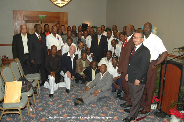 Red Cap Porters Awards - Minister of Tourism, Hon. Edmund Bartlett - Director of Tourism, Basil Smith - Friday, December 14, 2007 - Holiday Inn Sunspree, Montego Bay, Jamaica W.I. - Photographs by Net2Market.com - Barry J. Hough Sr, Photographer - Negril Travel Guide, Negril Jamaica WI - http://www.negriltravelguide.com - info@negriltravelguide.com...!