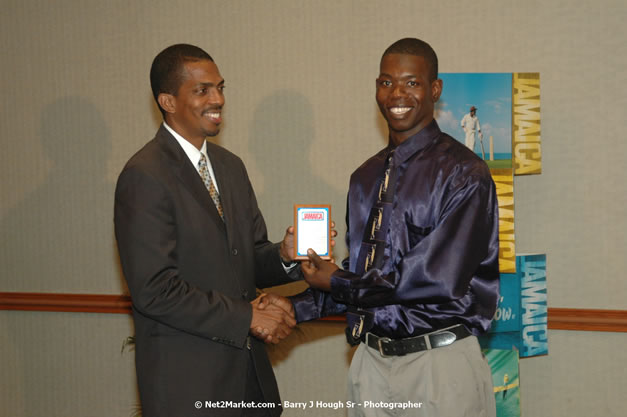 Red Cap Porters Awards - Minister of Tourism, Hon. Edmund Bartlett - Director of Tourism, Basil Smith - Friday, December 14, 2007 - Holiday Inn Sunspree, Montego Bay, Jamaica W.I. - Photographs by Net2Market.com - Barry J. Hough Sr, Photographer - Negril Travel Guide, Negril Jamaica WI - http://www.negriltravelguide.com - info@negriltravelguide.com...!