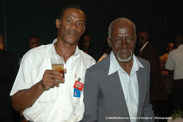 Red Cap Porters Awards - Minister of Tourism, Hon. Edmund Bartlett - Director of Tourism, Basil Smith - Friday, December 14, 2007 - Holiday Inn Sunspree, Montego Bay, Jamaica W.I. - Photographs by Net2Market.com - Barry J. Hough Sr, Photographer - Negril Travel Guide, Negril Jamaica WI - http://www.negriltravelguide.com - info@negriltravelguide.com...!