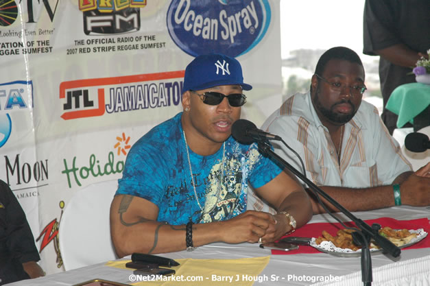 LL Cool J - Shaggy - Press Conference @ Richmond Hill Inn, Montego Bay - Red Stripe Reggae Sumfest at Catherine Hall, Montego Bay, St James, Jamaica W.I. - Negril Travel Guide.com, Negril Jamaica WI - http://www.negriltravelguide.com - info@negriltravelguide.com...!