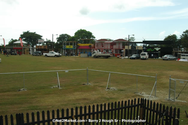 Venue Under Construction - Wednesday, July 18, 2007 - Red Stripe Reggae Sumfest at Catherine Hall, Montego Bay, St Jamaica, Jamaica W.I. - Negril Travel Guide.com, Negril Jamaica WI - http://www.negriltravelguide.com - info@negriltravelguide.com...!