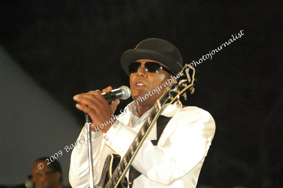 Tito Jackson @ Reggae Sumfest 2009 - International Night 2 - Tito Jackson, brother of the late King of Pop Michael Jackson performed live at Reggae Sumfest 2009. Reggae Sumfest 2009,Catherine Hall, Montego Bay, St. James, Jamaica W.I. - Saturday, July 25, 2009 - Reggae Sumfest 2009, July 19 - 25, 2009 - Photographs by Net2Market.com - Barry J. Hough Sr. Photojournalist/Photograper - Photographs taken with a Nikon D70, D100, or D300 - Negril Travel Guide, Negril Jamaica WI - http://www.negriltravelguide.com - info@negriltravelguide.com...!