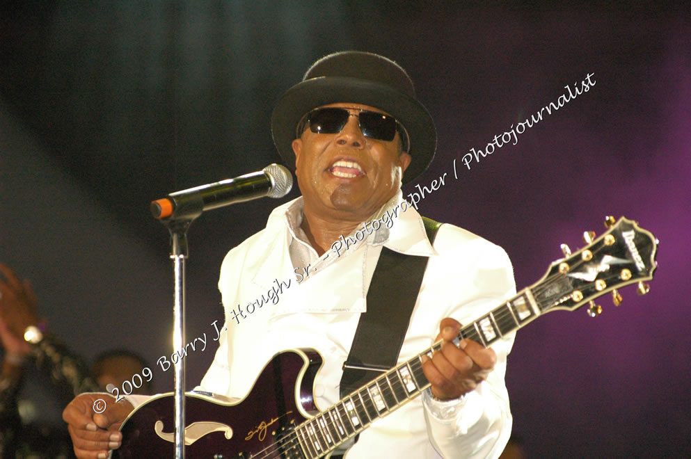 Tito Jackson @ Reggae Sumfest 2009 - International Night 2 - Tito Jackson, brother of the late King of Pop Michael Jackson performed live at Reggae Sumfest 2009. Reggae Sumfest 2009,Catherine Hall, Montego Bay, St. James, Jamaica W.I. - Saturday, July 25, 2009 - Reggae Sumfest 2009, July 19 - 25, 2009 - Photographs by Net2Market.com - Barry J. Hough Sr. Photojournalist/Photograper - Photographs taken with a Nikon D70, D100, or D300 - Negril Travel Guide, Negril Jamaica WI - http://www.negriltravelguide.com - info@negriltravelguide.com...!