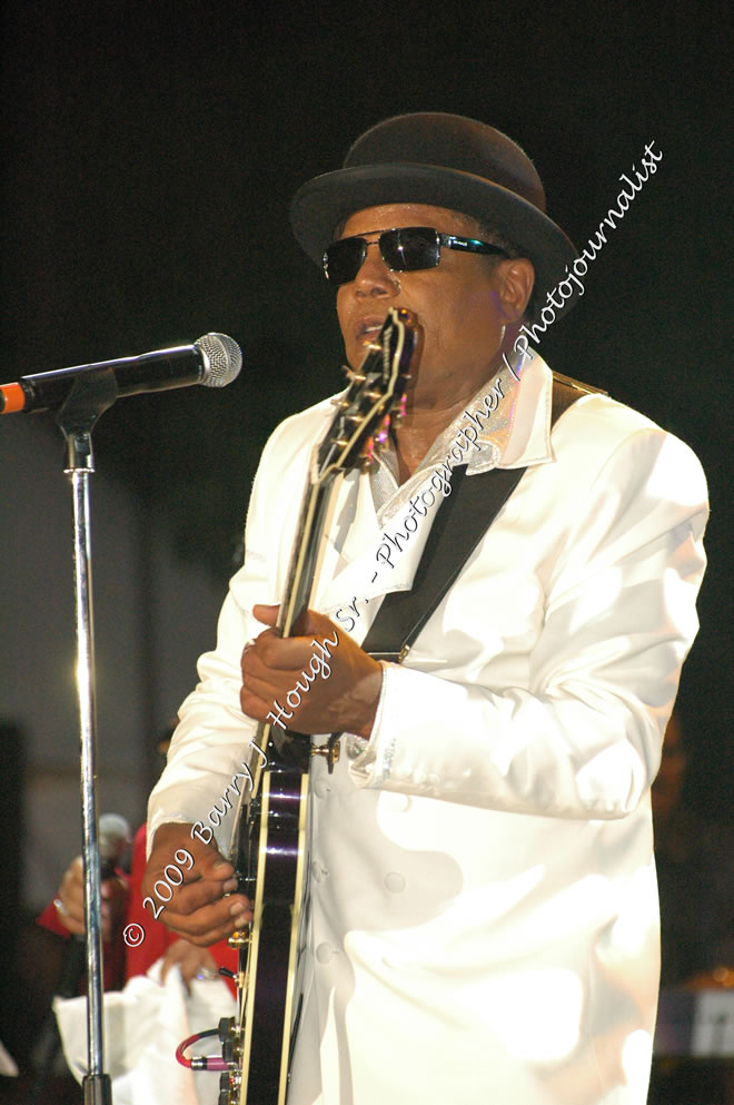 Tito Jackson @ Reggae Sumfest 2009 - International Night 2 - Tito Jackson, brother of the late King of Pop Michael Jackson performed live at Reggae Sumfest 2009. Reggae Sumfest 2009,Catherine Hall, Montego Bay, St. James, Jamaica W.I. - Saturday, July 25, 2009 - Reggae Sumfest 2009, July 19 - 25, 2009 - Photographs by Net2Market.com - Barry J. Hough Sr. Photojournalist/Photograper - Photographs taken with a Nikon D70, D100, or D300 - Negril Travel Guide, Negril Jamaica WI - http://www.negriltravelguide.com - info@negriltravelguide.com...!