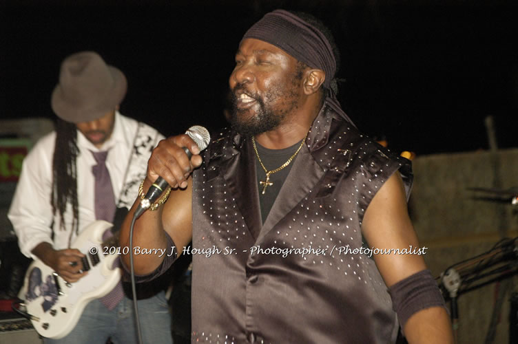 Toots and the Maytals - Grammy Award Winner @ Negril Fest - Presented by Money Cologne Promotions - Special Guest Star Jamaica Michael Jackson, Stama, Adeebe - Backed by Hurricane Band, MC Rev. BB on January 6, 2010 @ Roots Bamboo, Norman Manley Boulevard, Negril, Westmoreland, Jamaica W.I. - Photographs by Net2Market.com - Barry J. Hough Sr, Photographer/Photojournalist - The Negril Travel Guide - Negril's and Jamaica's Number One Concert Photography Web Site with over 40,000 Jamaican Concert photographs Published -  Negril Travel Guide, Negril Jamaica WI - http://www.negriltravelguide.com - info@negriltravelguide.com...!