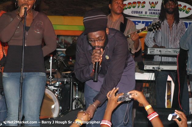 Tarrus Riley, Jimmy Riley, and Dwayne Stephensen - Money Cologne Promotions in association with "British Link Up" presents Summer Jam featuring She's Royal Tarrus Riley & Jimmy Riley - Plus Ras Slick, Sham Dawg, and Whiskey Bagio @ Roots Bamboo, Norman Manley Boulevard, Negril, Jamaica W.I. - Backed up Dean Fraser & The Hurricanne Band - MC Barry G and Rev. BB - July 25, 2007 - Negril Travel Guide.com, Negril Jamaica WI - http://www.negriltravelguide.com - info@negriltravelguide.com...!